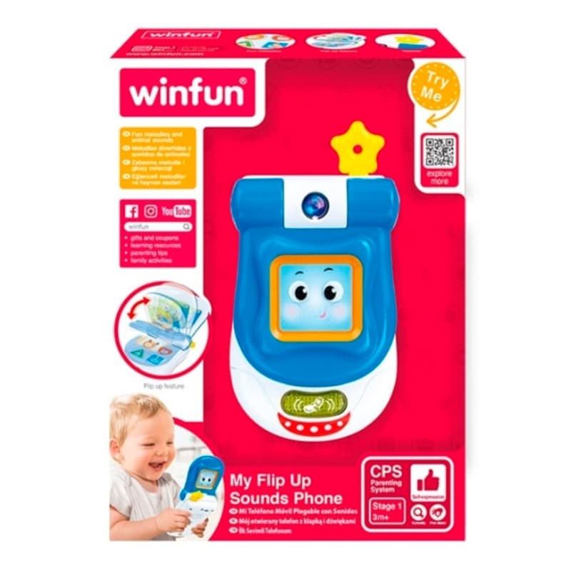 Winfun My Flip Up Sounds Phone - Assorted thumbnail 3