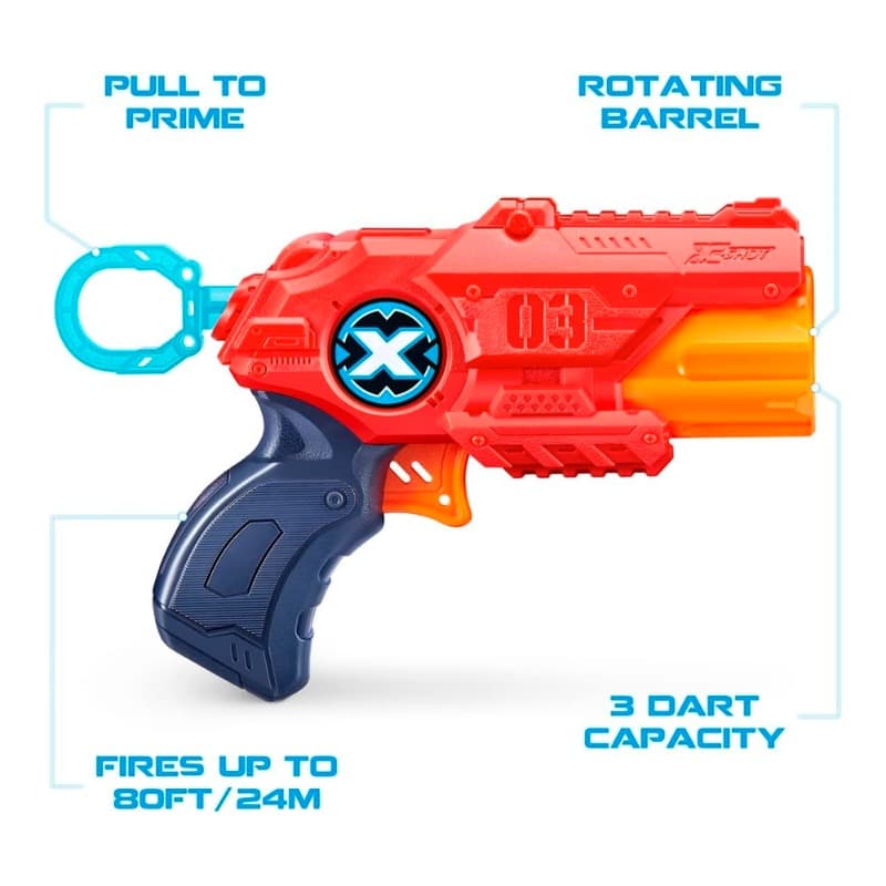 X-Shot MK 3 Double Pack Shooter Toy Gun thumbnail 2