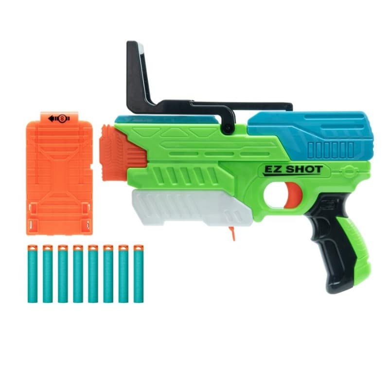 Buzz Bee Air Warriors Shooting Pistol with 8 Darts thumbnail 2
