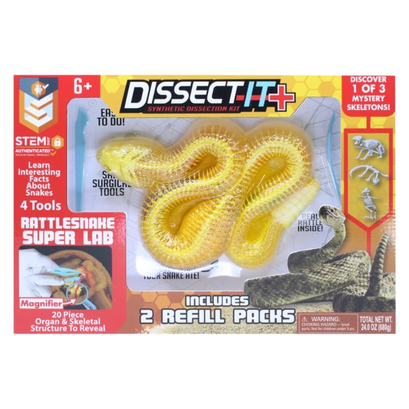 Dissect It Simulated Lab Animal Anatomy Rattlesnake