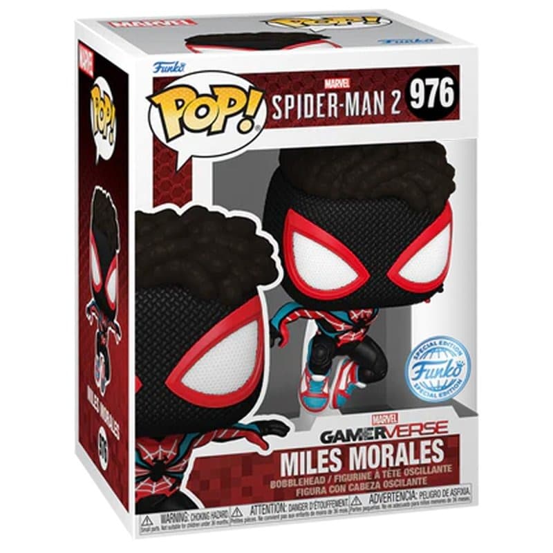 Funko Pop Marvel Spider-Man 2 Miles Morales Evolved Suit thumbnail 3