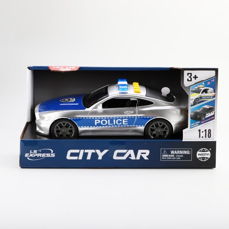 Wenyi 1:18 Scale City Police Cruiser