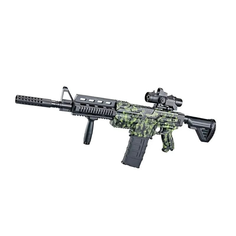 Super Shoot Electronic Gun Toys Shoot - Green