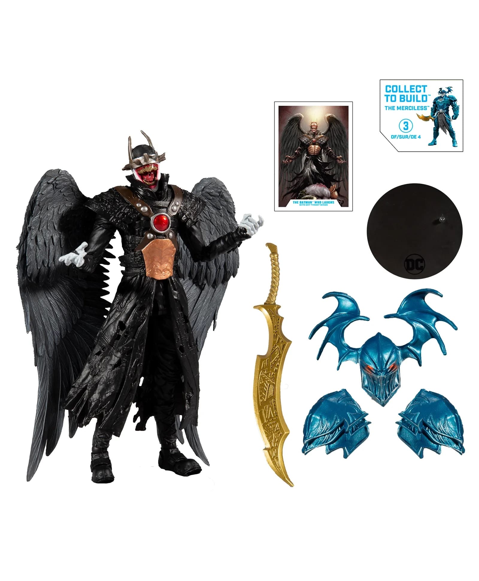 DC Comics Multiverse W2 BAF Batman (Hawkman)Figure - Black