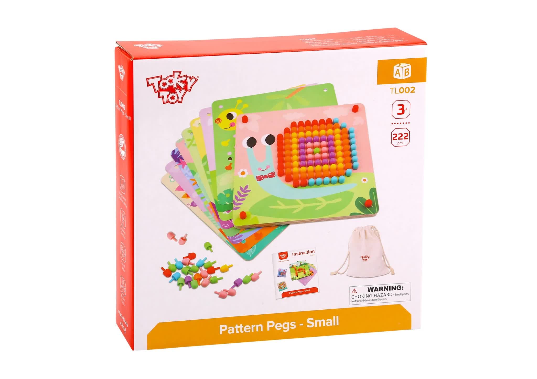 Tooky Toy - Sales Pattern Pegs - Small