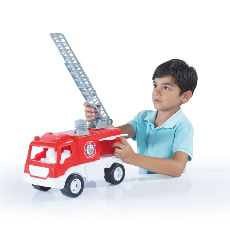 دولو - سيارة إطفاء 38 سم thumbnail 4