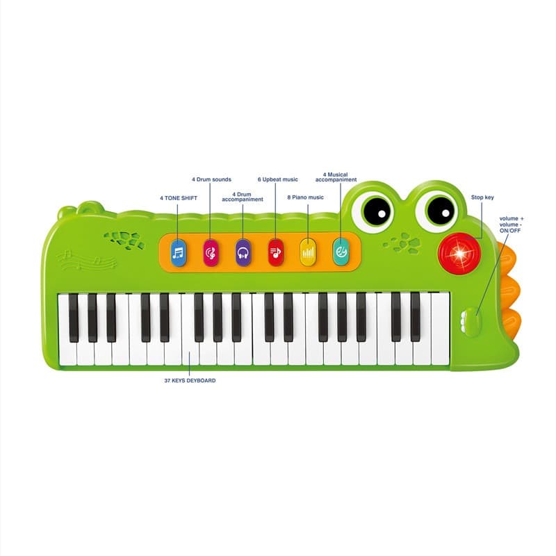 Junca 37 Key Cocodile Electric Keyboard Piano thumbnail 3