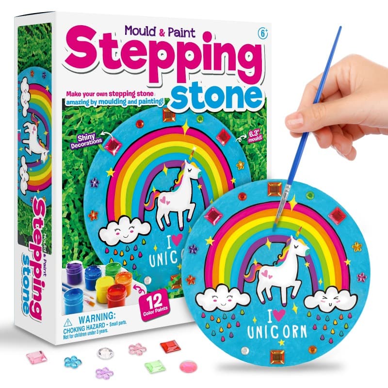 Mould And Paint Stepping Stone Set