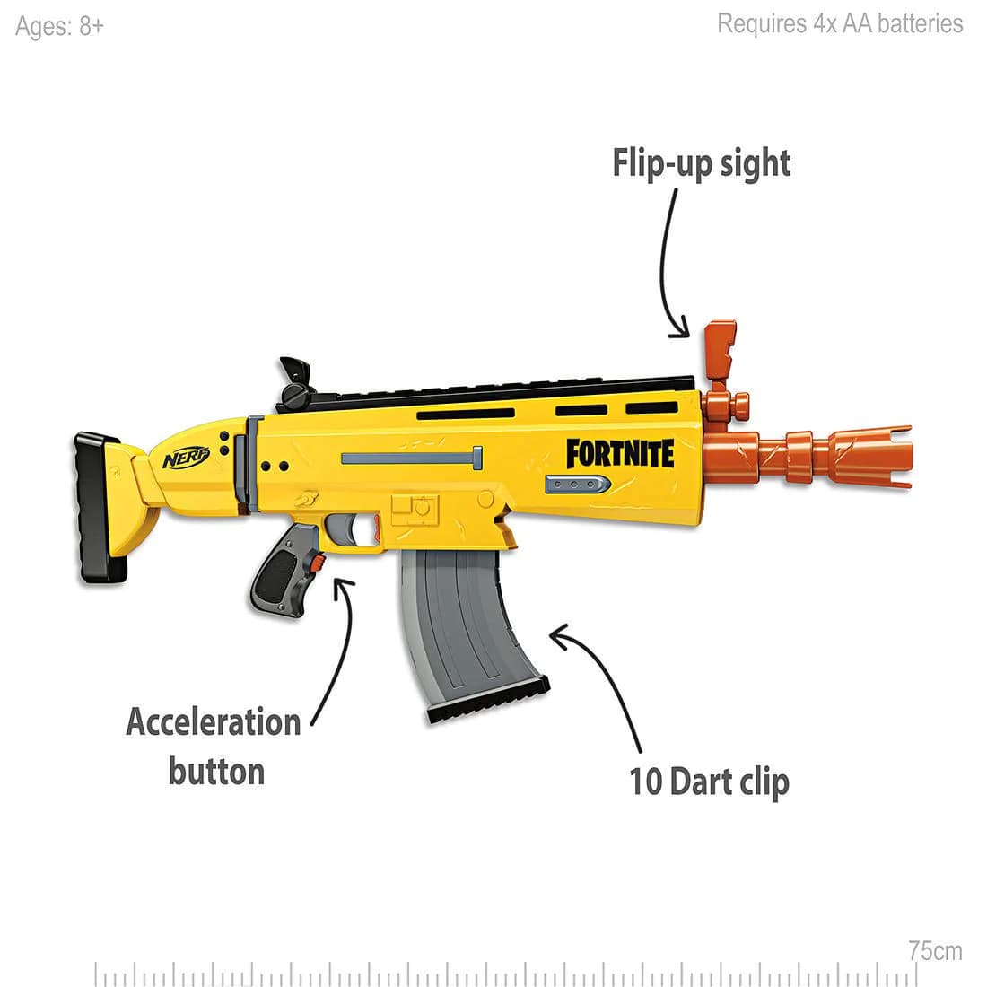 Nerf Fortnite AR-L Elite Dart Blaster thumbnail 3
