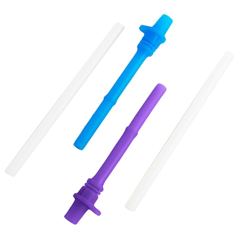 Munchkin Click Lock Replacement Straws With Valves - 2Pcs / Multicolor