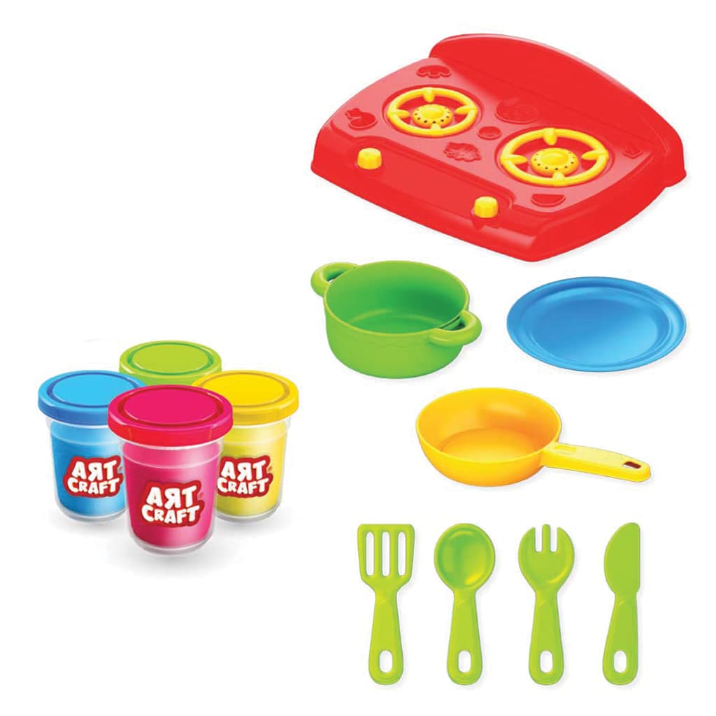 Art Craft Kitchen Dough Set - 12 Pcs thumbnail 4