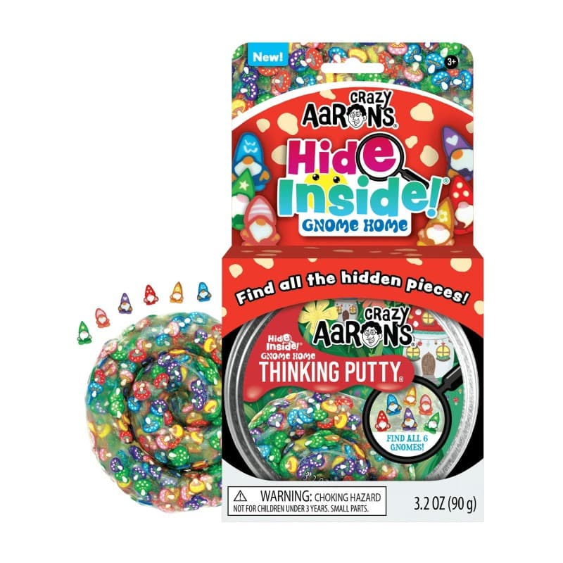 Crazy Aaron's Thinking Putty - Hide Inside Gnome Home Putty