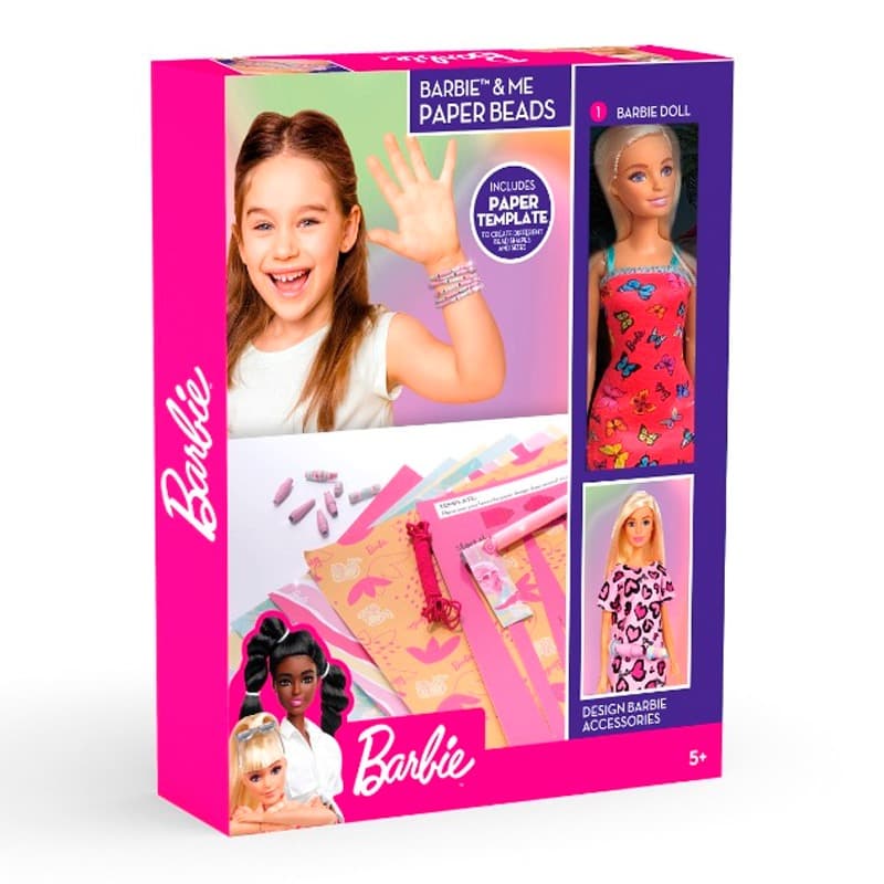 Barbie & Me Paper Beads With Doll
