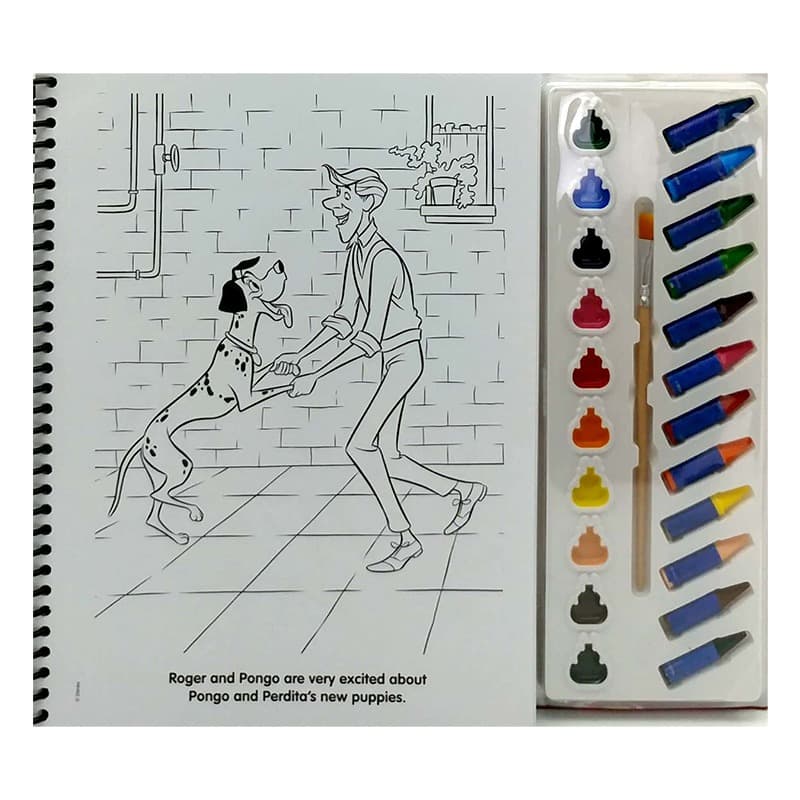 Disney Heroes And Villains Deluxe Poster Paint And Color thumbnail 4