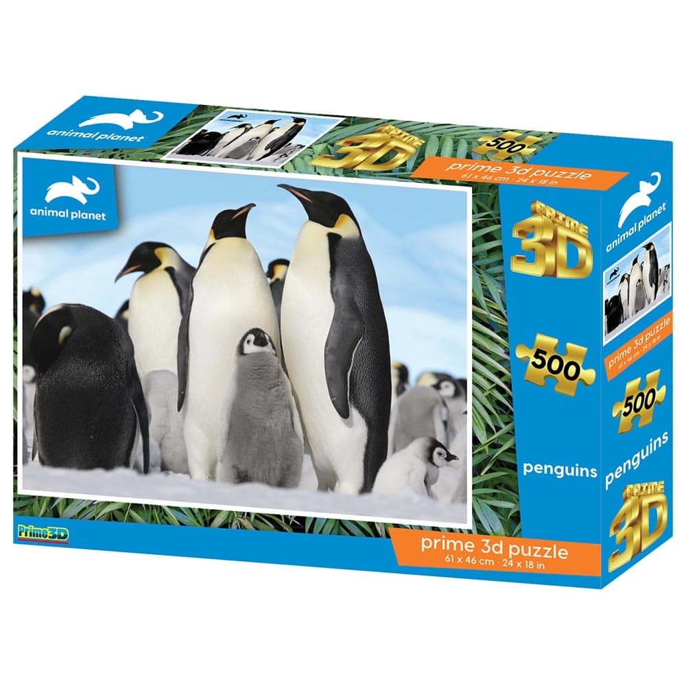 Animal Planet - Penguins Prime 3D Puzzle 500 Pcs