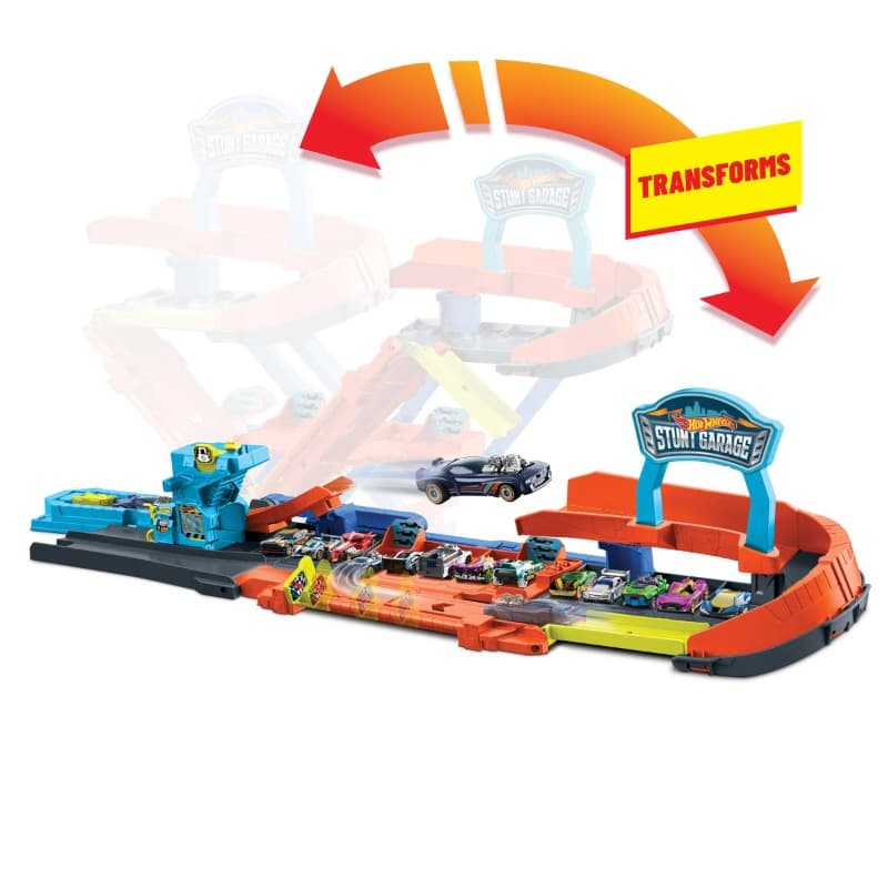 Hot Wheels City Toy Car Stunt Garage Playset & 1:64 Die Cast Vehicle thumbnail 3