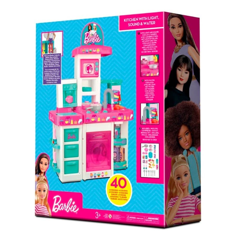 Barbie Large Kitchen With Light And Sound thumbnail 2