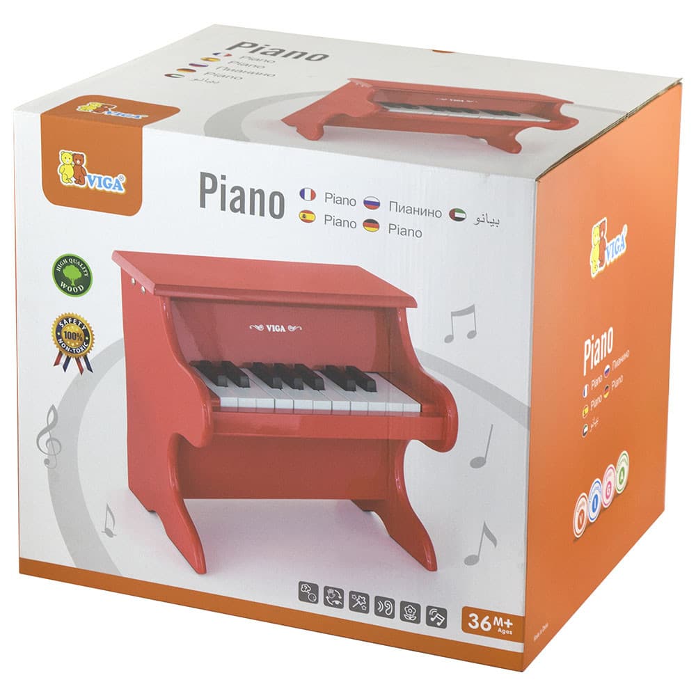 VIGA - 18 Keys Piano Red thumbnail 2