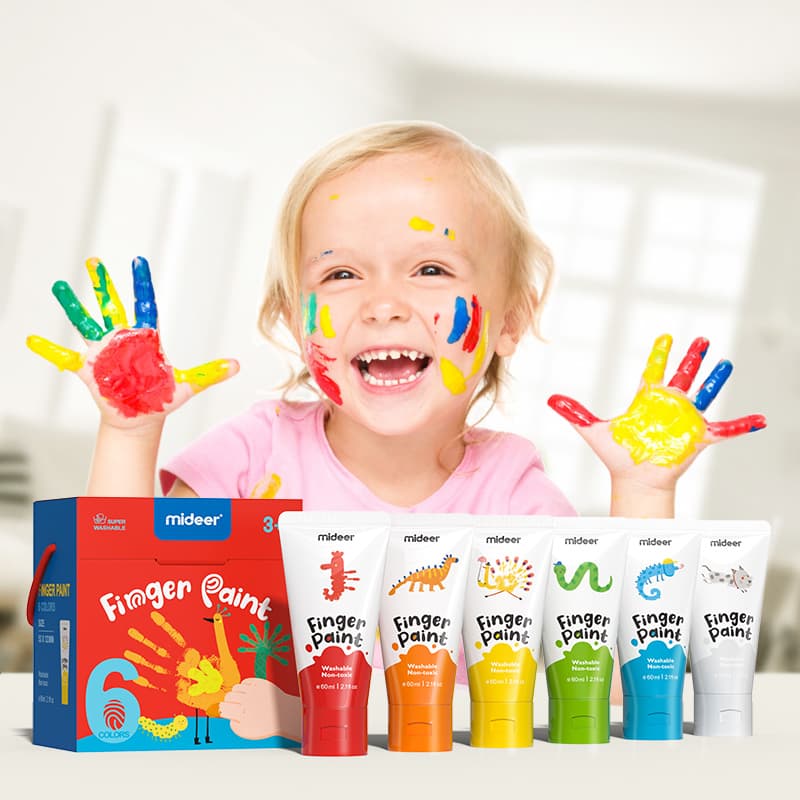 Mideer - Finger Paint Set 6 Colors thumbnail 2