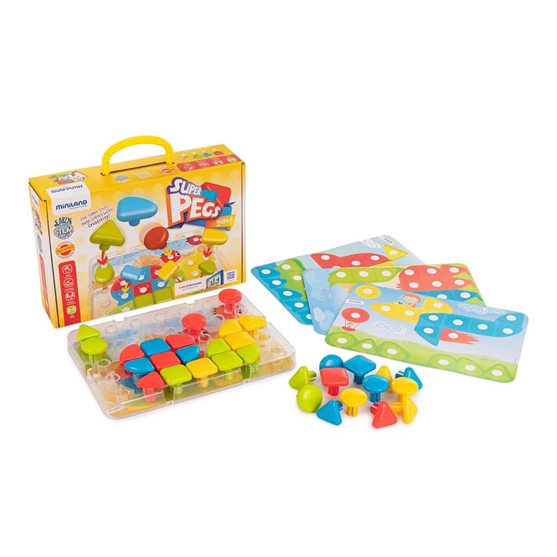 Miniland Superpegs Bright 32 Pcs