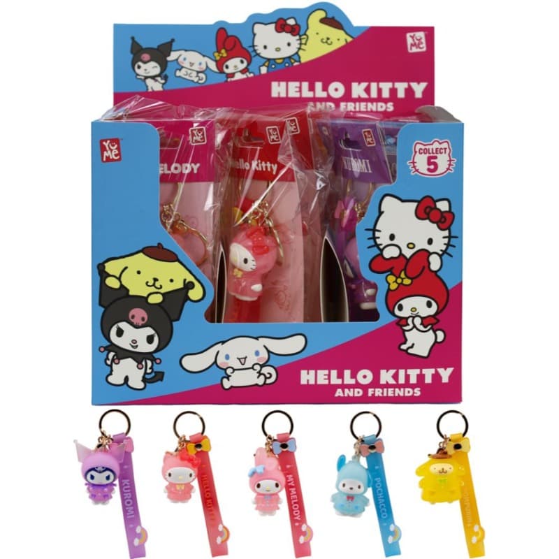 Hello Kitty Raincoat Series Keychain & Strap Pochacco. thumbnail 2