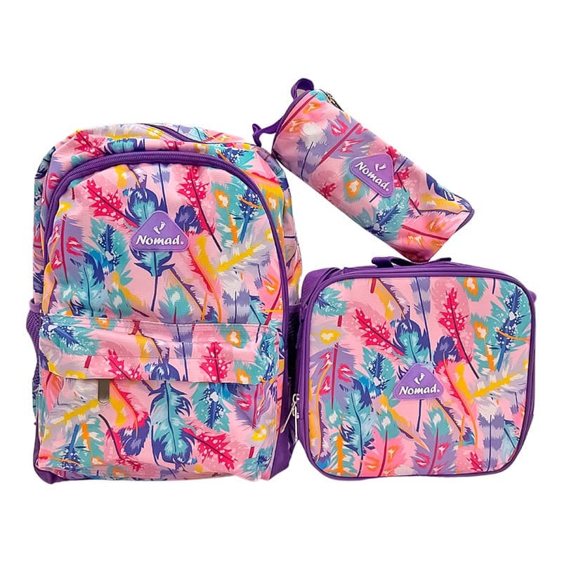 Nomad Kids Primary 3in1 Abstract Feather Backpack