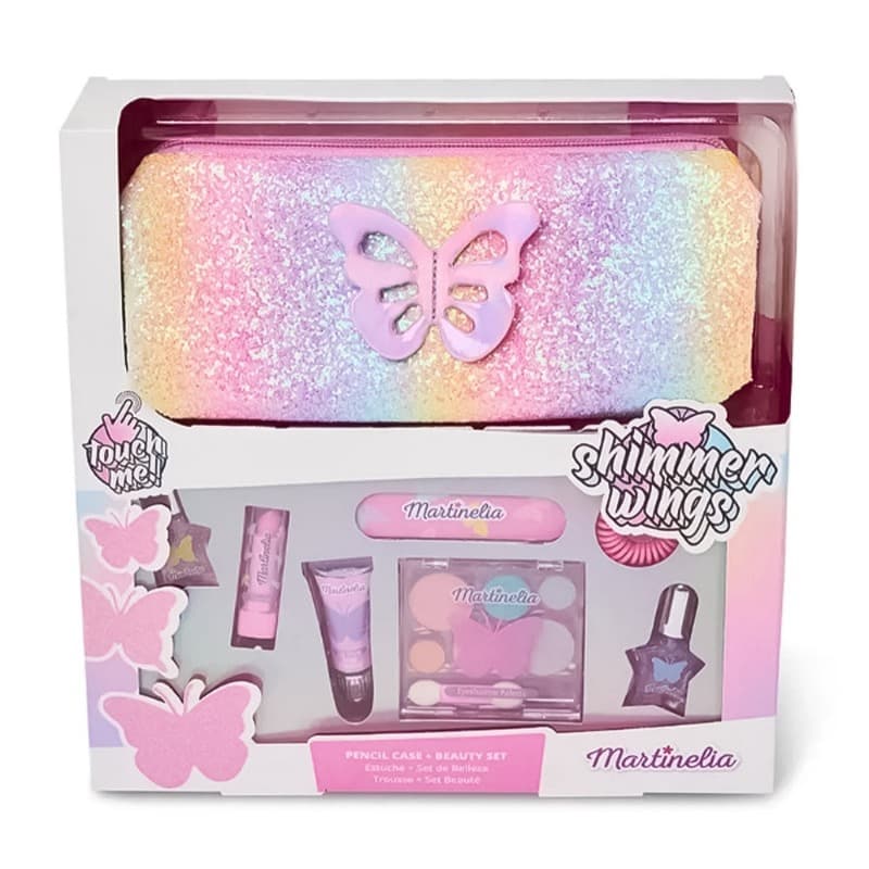 Martinelia Shimmer Wings Pencil Case & Beauty Set