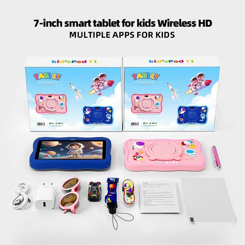 Kids Tablet 6.95 inches 4+128GB Blue thumbnail 3