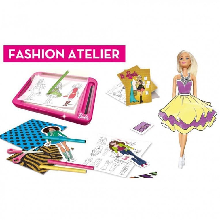Lisciani Barbie Fashion A Telier With Doll thumbnail 2