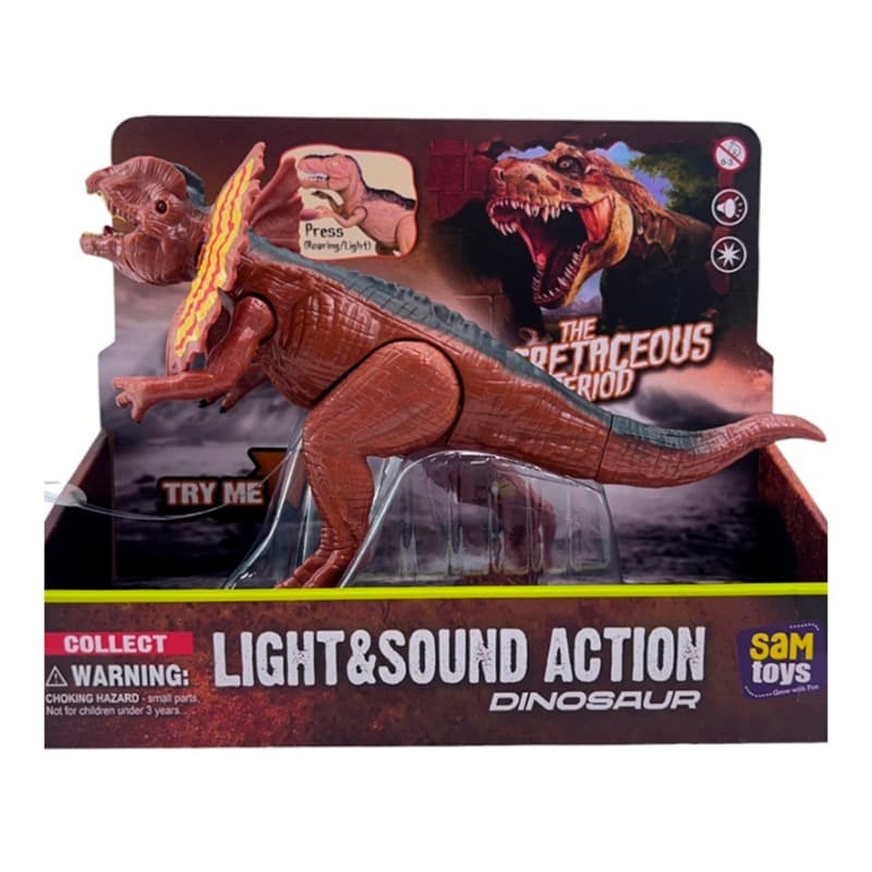 Sam Toys Press And Play Simulation Dilophosaurus