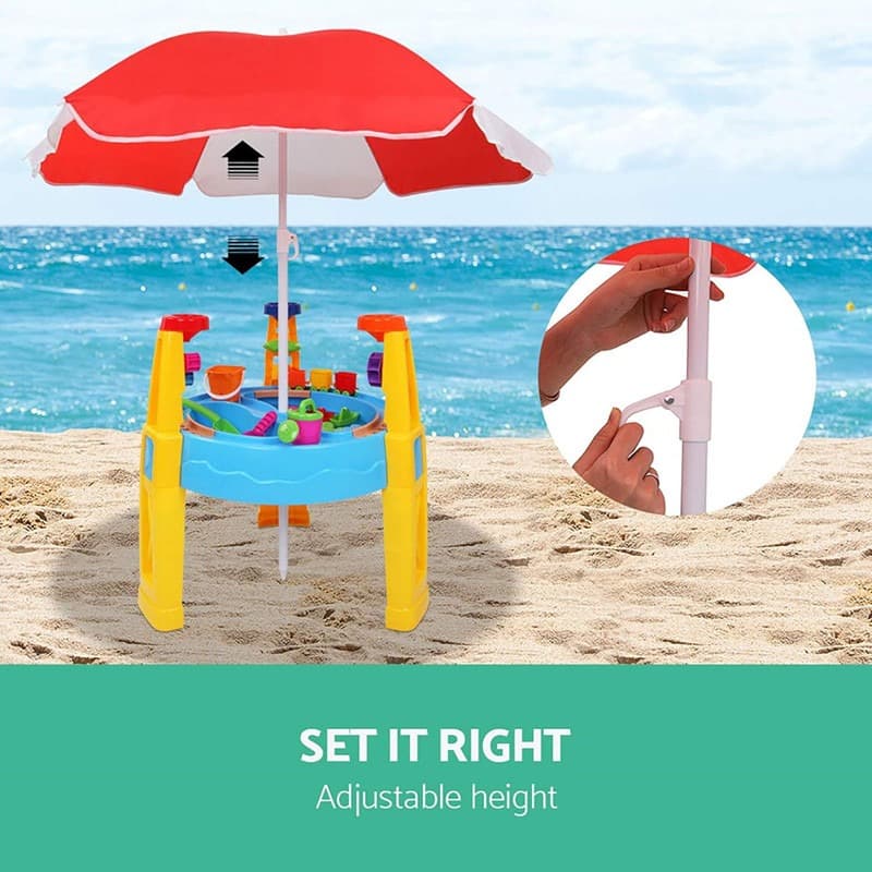Hualian Sand and Water Table Set - Blue/Yellow thumbnail 4