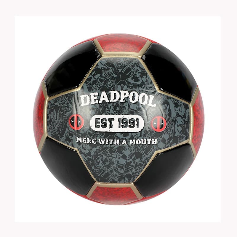 Marvel - Deadpool Metallic 2 PVC Football Size 5 thumbnail 2