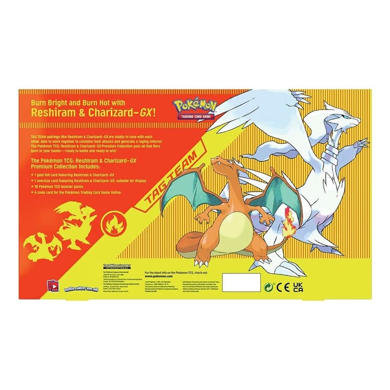 Pokemon Tag Team GX Premium Collection Box - Reshiram And Charizard thumbnail 2