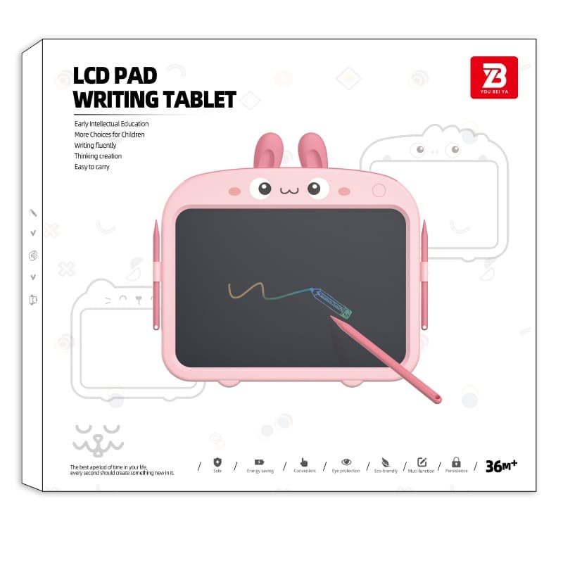 LCD Writing Sketchpad 13 5 Inch Pink thumbnail 3