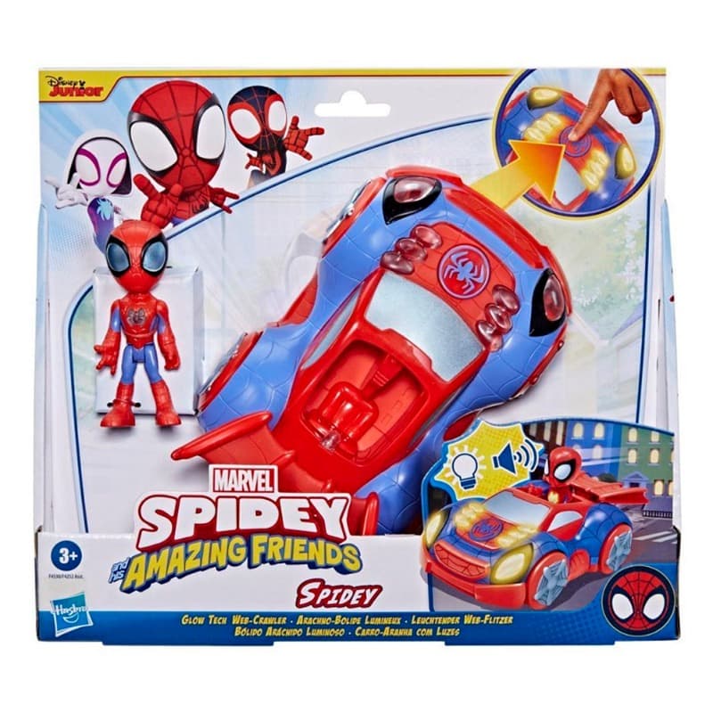 Marvel Spidey Glow Tech Web-Crawler Vehicle - Spider Man