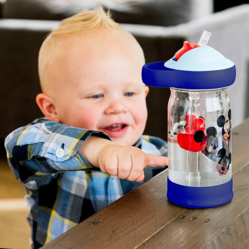 The First Years Disney Mickey Sip & See Water Bottle 12oz thumbnail 3