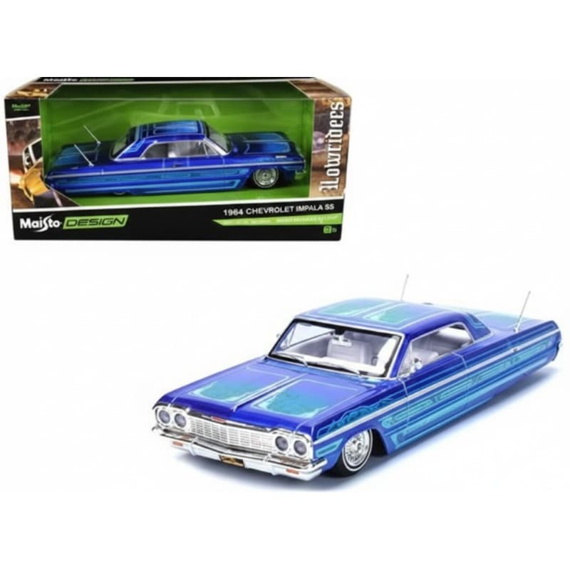 MAISTO Chevrolet Impala Classic Lowrider Die-Cast Toy Car thumbnail 3