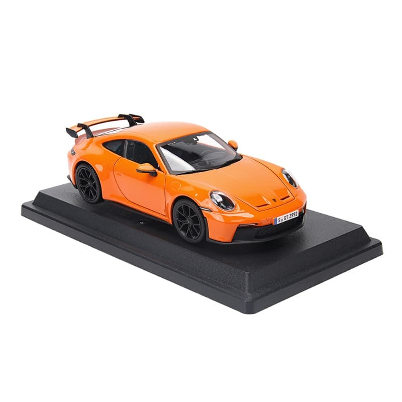 Burago Diecast Porsche Coupe -Orange thumbnail 3