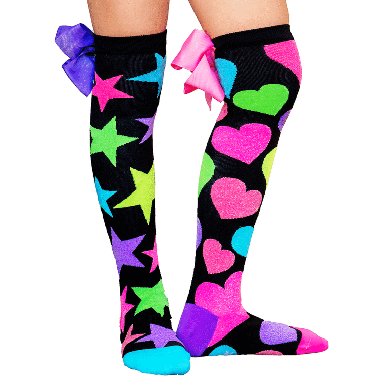 Madmia Liquorice Socks With Bows - Large
