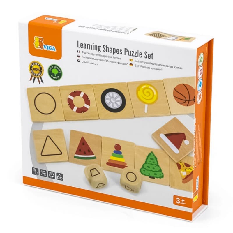 VIGA Learning Shapes And Puzzle Set