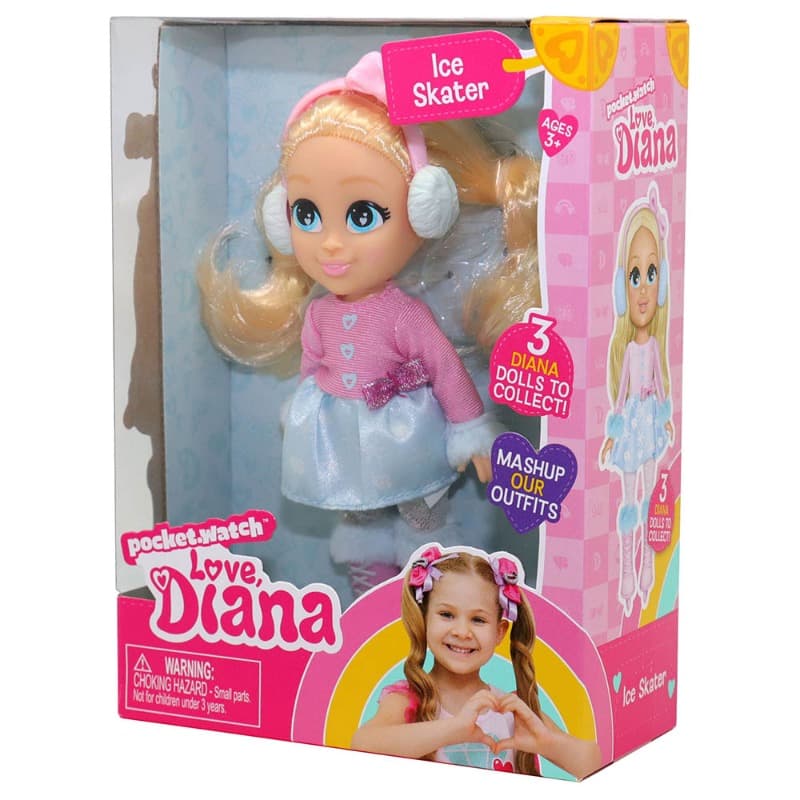 Love Diana Ice Skater Doll - 6 Inch thumbnail 5