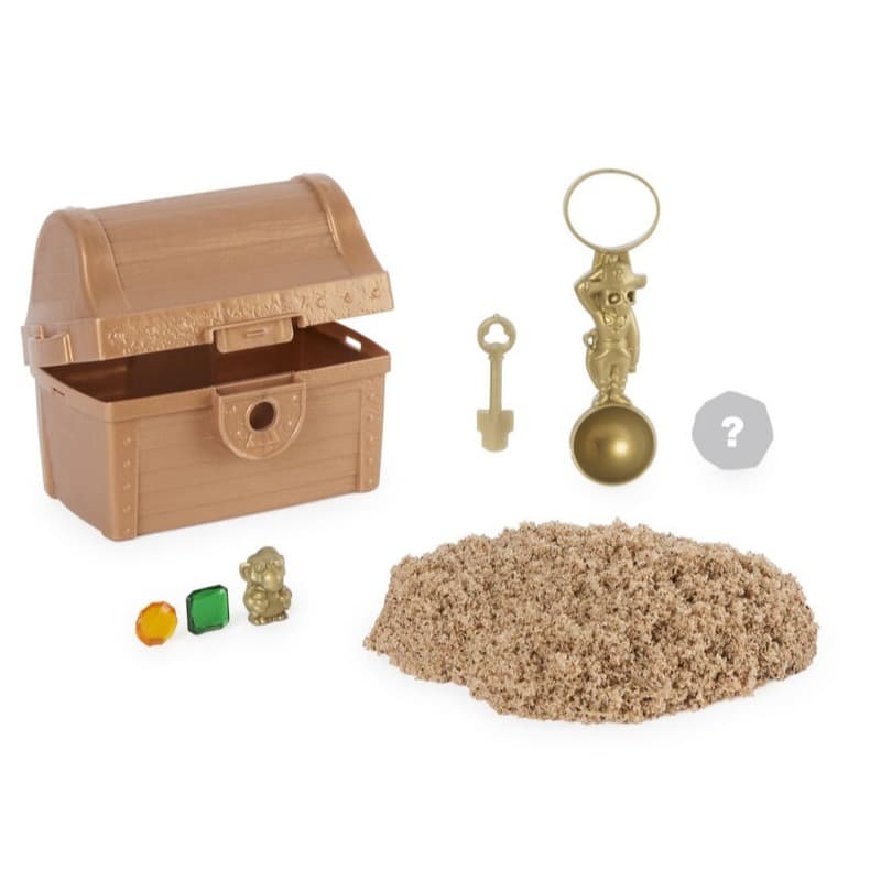 Kinetic Sand Buried Treasure Playset with 6oz thumbnail 2