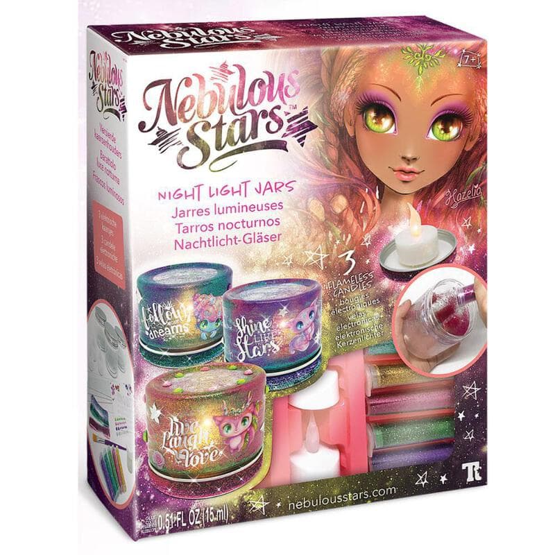 Nebulous Stars Night Light Jars