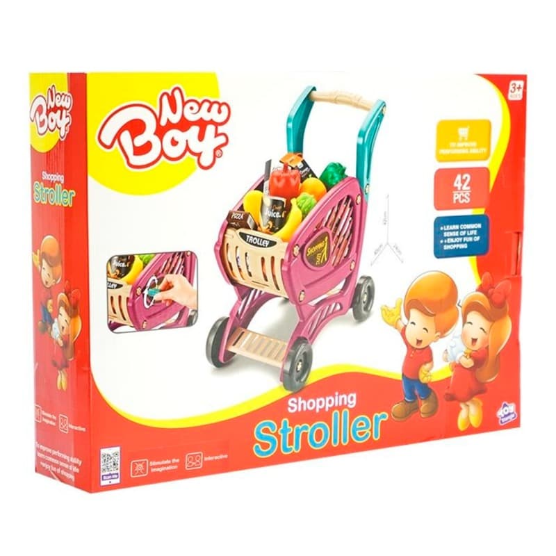 New Boy Shopping Stroller 42pcs