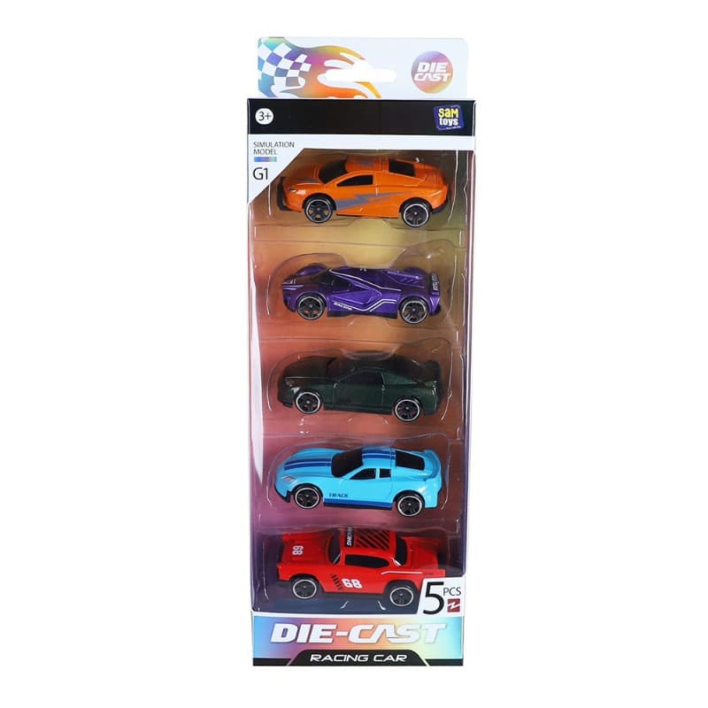SAM Toys - DIE CAST CAR 5 PCS Set
