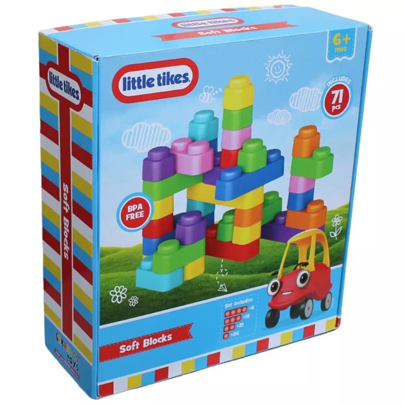 Little Tikes Soft Blocks 71 Piece Set