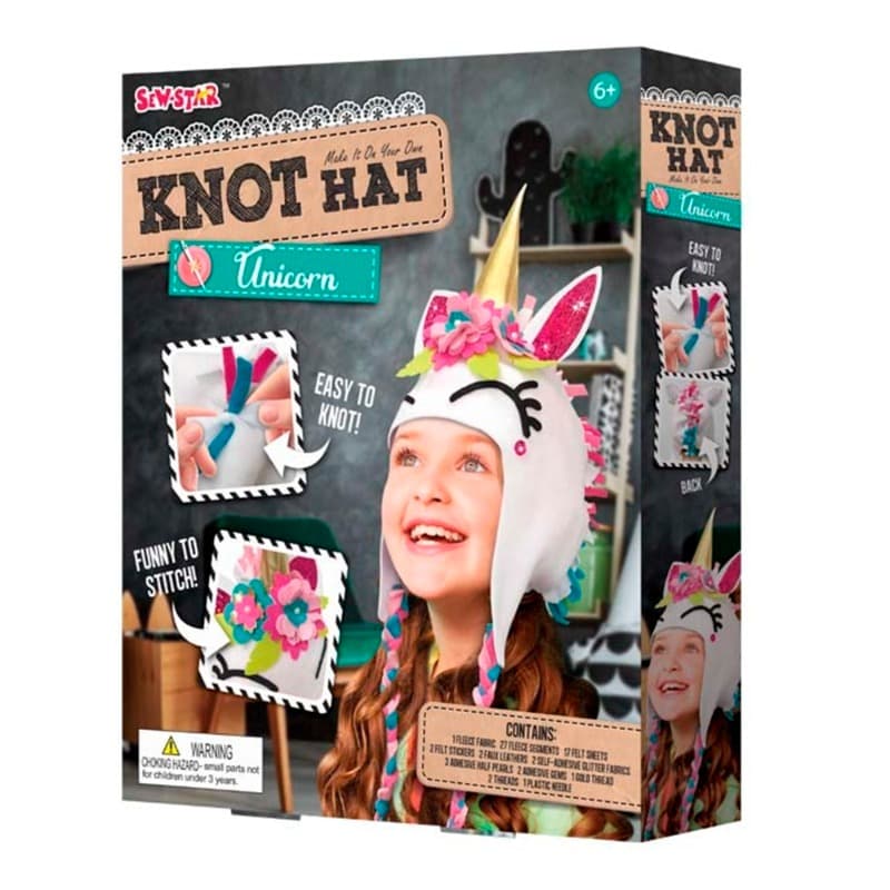 Sew Star Knot Hat Unicorn
