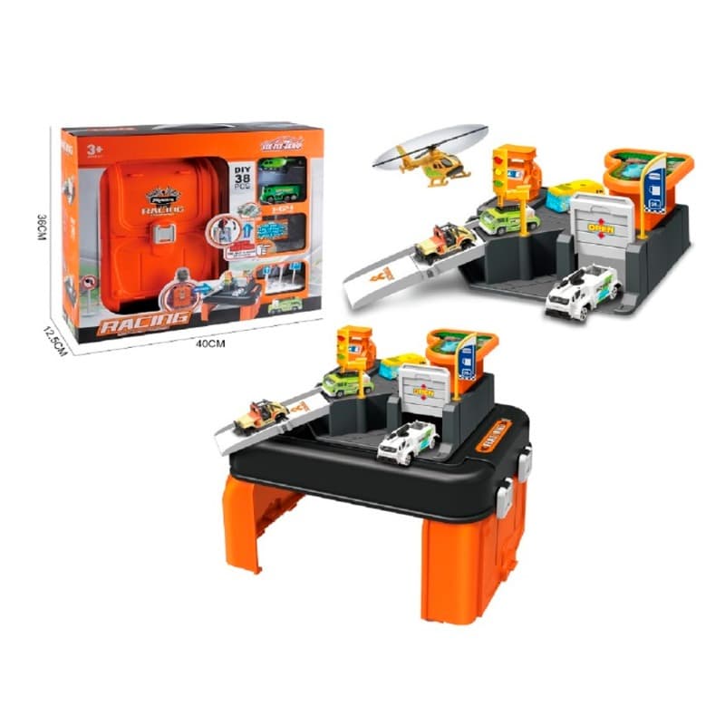 Alloy City Parking Lot Set 38 Pcs