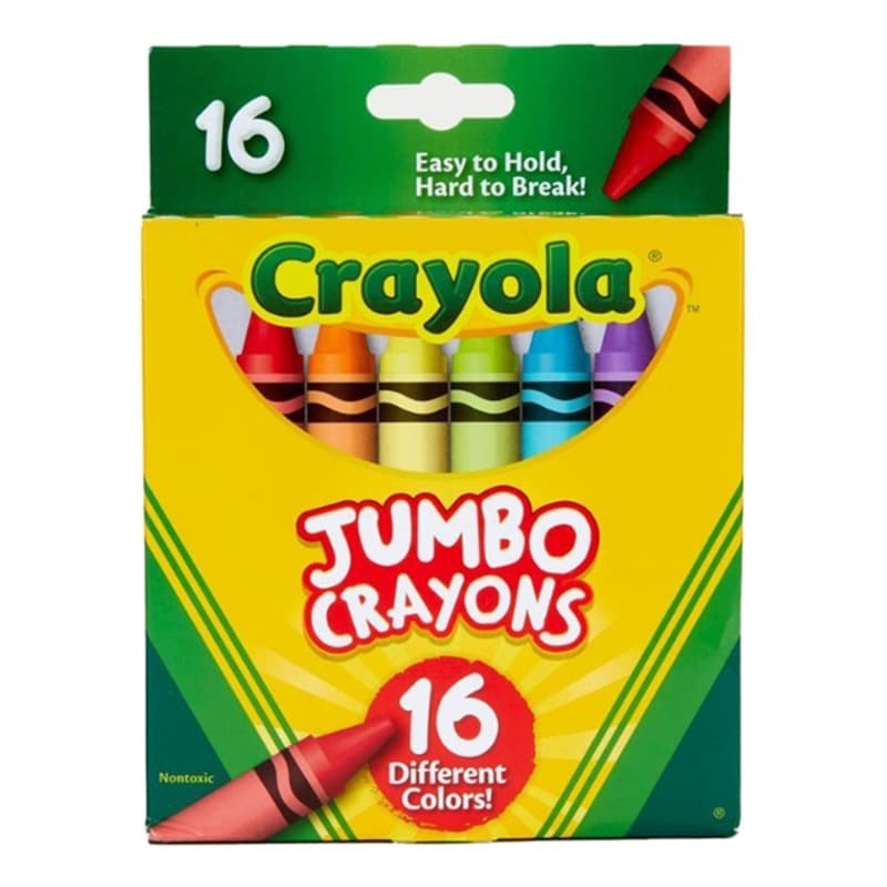 Crayola Jumbo Crayons 16 Colors thumbnail 2