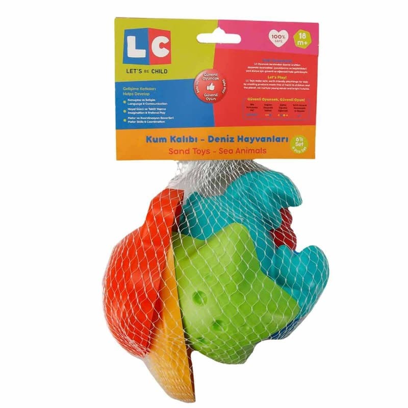 Let's Be Child Beach Toys Set - Multi Shape